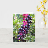 Carte de note de Pokeweed (Fleur jaune)