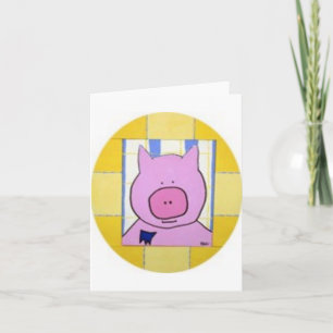 Carte de note de porc