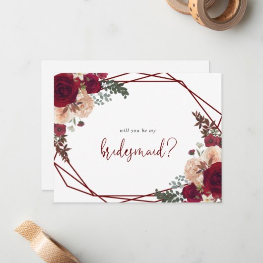 Carte de note de proposition de servante de Bourgo (Devant/Arrière en situation)