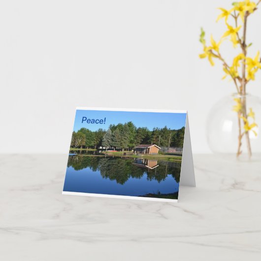 Carte de note de réflexions (Fleur jaune)