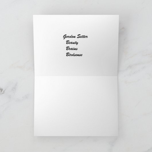 Carte de note de réglage Gordon (Intérieur)