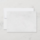 Carte de note de remerciement funéraire | Aquarell (Dos)