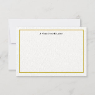 Carte de note de remerciement personnalisée pour l