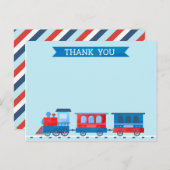 Carte de note de remerciement pour l'anniversaire  (Devant / Derrière)