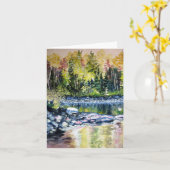 Carte de note de repos (Fleur jaune)