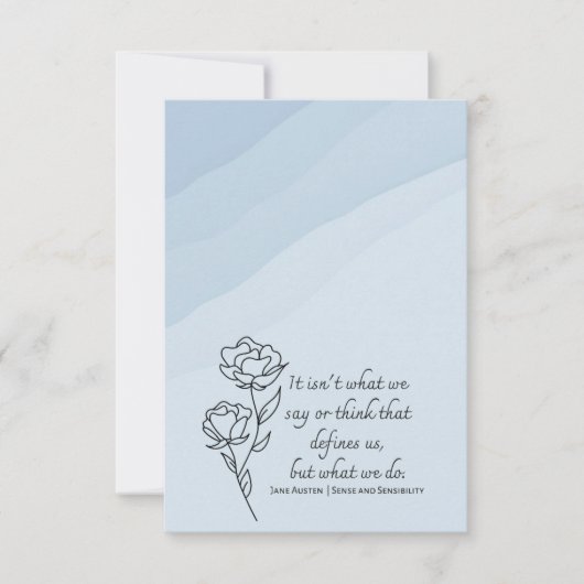 Carte de note de réservation personnalisable (Devant)