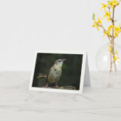 Carte de note de roitelet de Caroline (Fleur jaune)