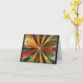 Carte de note de roue de palette (Fleur jaune)