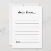 Carte de note de saisie de temps (Devant)