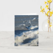 Carte de note de "Seafoam" - (Fleur jaune)