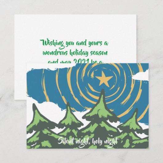 Carte de note de séjour (Devant / Derrière)