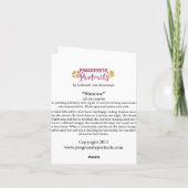 Carte de note de "Simone" par Deborah Ann Klenzman (Dos)