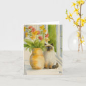 Carte de note de "Simone" par Deborah Ann Klenzman (Fleur jaune)