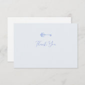 Carte de note de sortie de clé aquarelle (Devant / Derrière)