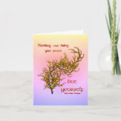 Carte de note de soumission Inspirational Inner Pe (Devant)