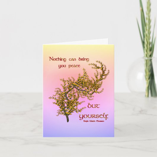 Carte de note de soumission Inspirational Inner Pe (Devant)