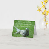 Carte de note de sourire d'Iggy (Fleur jaune)