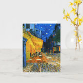 Carte de note de terrasse de Van Gogh Café (Fleur jaune)