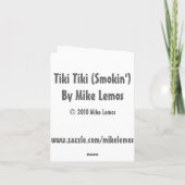 Carte de note de Tiki Tiki (Dos)