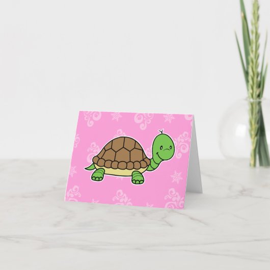 Carte de note de tortue (Devant)