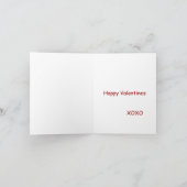 Carte de note de tortue de mer de Valentines (Intérieur)