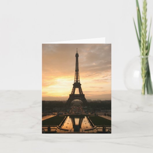 Carte de note de Tour Eiffel (Devant)