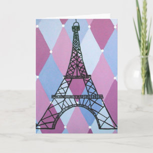 Carte de note de Tour Eiffel