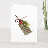 Carte de note de tournesol (Dos)