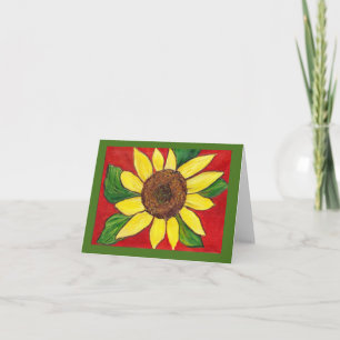 Carte de note de tournesol