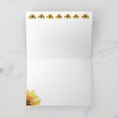 Carte de note de tournesol (Intérieur)