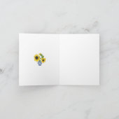 Carte de note de tournesol (Intérieur)