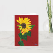 Carte de note de tournesol (Devant)