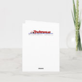 Carte de note de tracteur et d'étable (Dos)