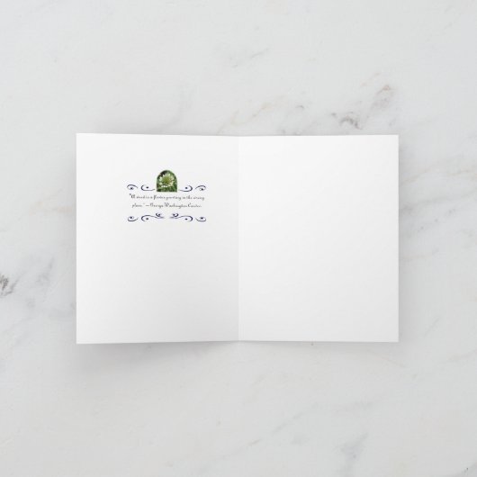 Carte de note de trèfle (Intérieur)