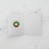 carte de note de vacances "de Noël à 8 bits" (Intérieur)