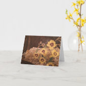 Carte de note de vie fixe vide dans Sarr (Fleur jaune)