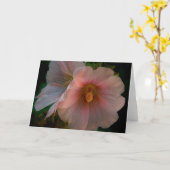 Carte de note de vin du Rhin de houx (Fleur jaune)