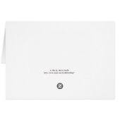 Carte de note de voeux intérieure, sud-ouest (Dos Horizontal)