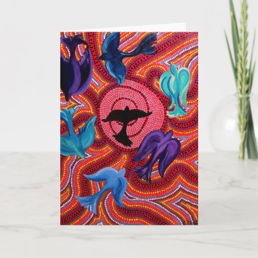 Carte de note de "vol" par CatherineHayesArt (Devant)