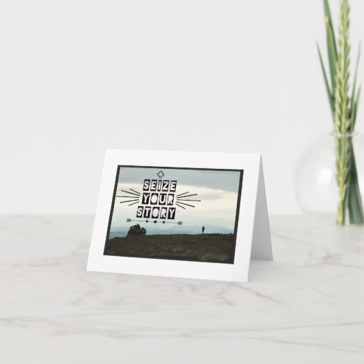 Carte de note de vue de vallée - masquez à (Devant)