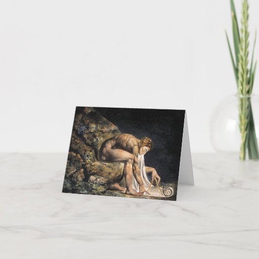 Carte de note de William Blake Isaac Newton (Devant)