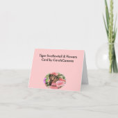 Carte de note d'échange de tigre (Dos)