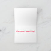 Carte de note d'édredon de patchwork/carte de (Intérieur)