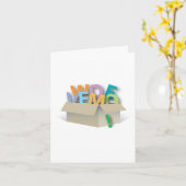 Carte de note déplacée (Fleur jaune)