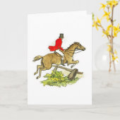 Carte de note d'équitation de chasseur de pullover (Fleur jaune)