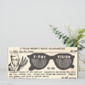 Carte de note des caractéristiques X-Ray du livre  (Debout devant)