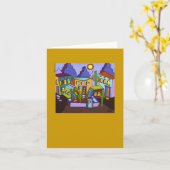 Carte de note des villes jumelles I (Fleur jaune)