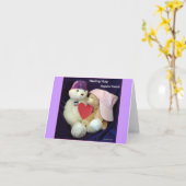 Carte de note d'étreintes de guérison (Fleur jaune)