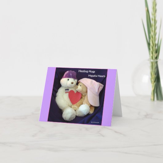 Carte de note d'étreintes de guérison (Devant)