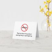 Carte de note d'excuses (Fleur jaune)